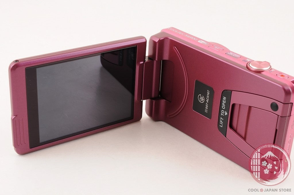 [TOP MINT w/ EH-62G in Box] Nikon Coolpix S6900 Pink from Japan Cm34