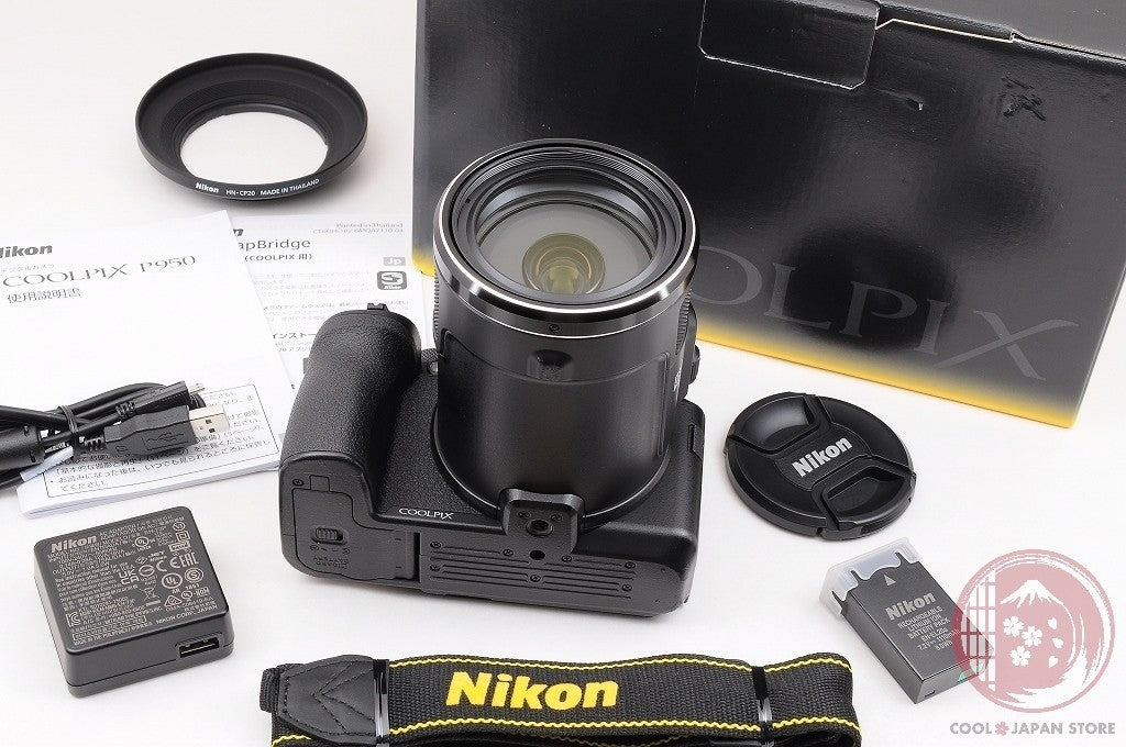 [MINT+ in Box] Nikon Coolpix P950 16.0MP Point & Shoot Camera Black Japan Cl35