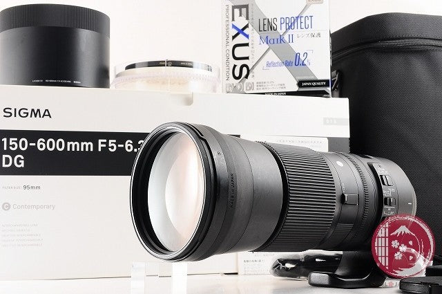[MINT w/ Filter in Box] Sigma 150-600mm f/5-6.3 DG OS HSMContemporary NIKON Lv83
