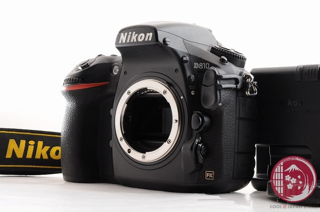 [ 10928 shots MINT w/Strap Charger] Nikon D810 FX D-SLR Camera 36.3 MP Cm66