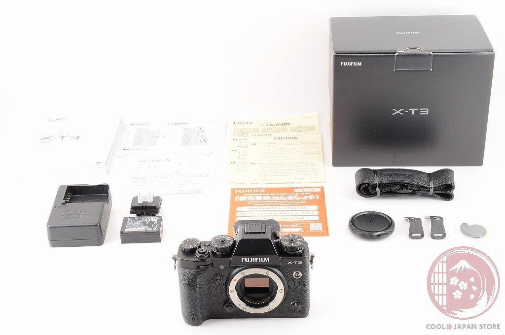 [ 10115 shots MINT+ in Box ] Fujifilm Fuji X-T3 XT3 Black 26.1MP Mirrorless Ck07