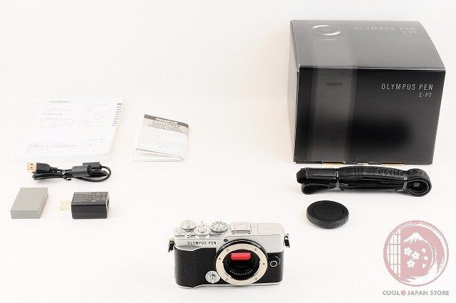 [ 3815 shots TOP MINT in Box] Olympus PEN E-P7 Silver from Japan Ck72
