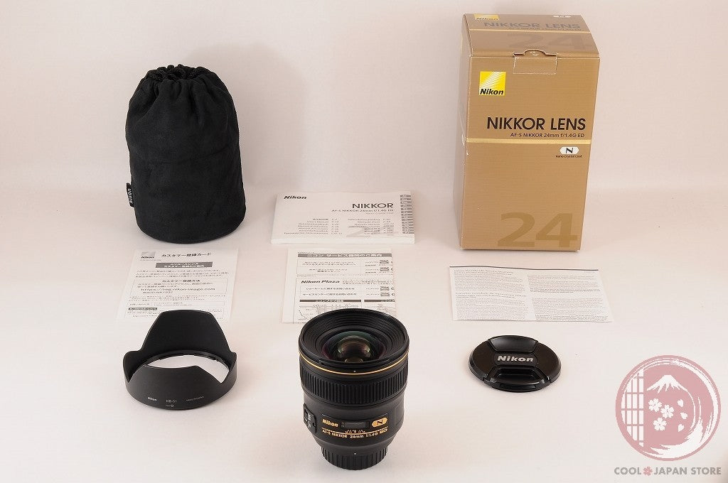 [MINT+ in Box] Nikon AF-S NIKKOR 24mm f/1.4 G ED RF SWM Aspherical Japan Lr74