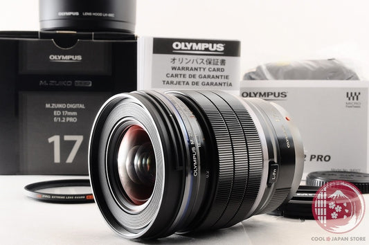 [TOP MINT w/Filter in Box] Olympus M.ZUIKO DIGITAL 17mm f/1.2 ED PRO Lw12
