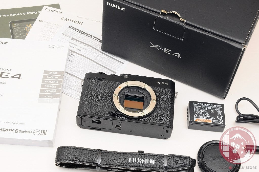 [ 20509 shots MINT in Box ] Fujifilm Fuji X-E4 Black 26.1MP Digital Camera Ci23