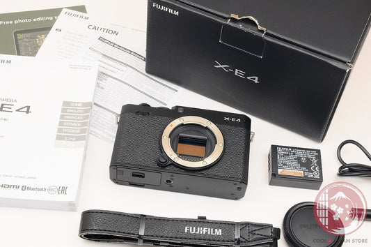 [ 20509 shots MINT in Box ] Fujifilm Fuji X-E4 Black 26.1MP Digital Camera Ci23