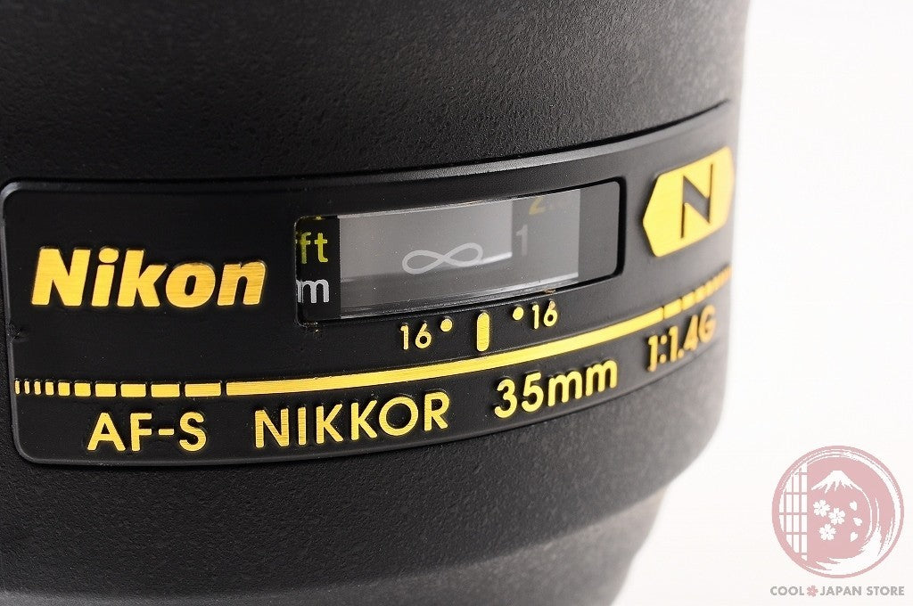 DDU[MINT+ w/Hood Caps] Nikon AF-S 35mm f/1.4 G f1.4G SWM RF Nano Crystal Lu72