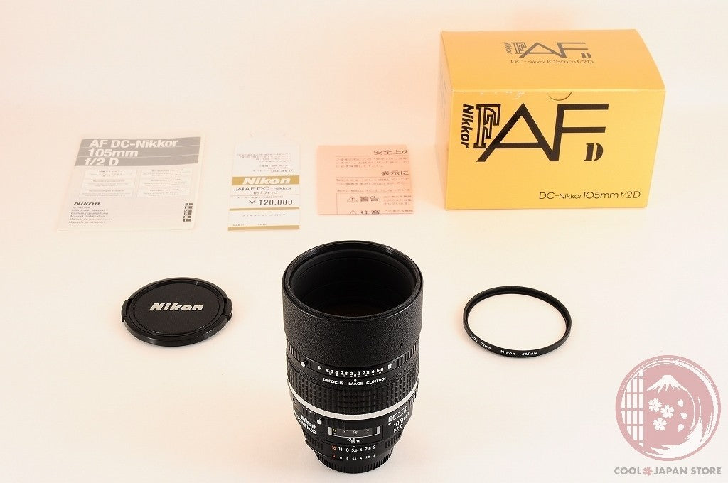 [MINT+ w/Filter inBox] Nikon AF DC NIKKOR DEFOCUS IMAGE CONTROL 105mm f/2 D Lr78