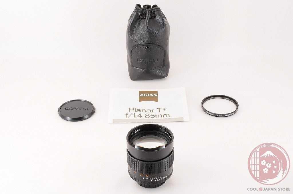 DDU[MINT w/Filter Pouch] Contax Planar 85mm f/1.4 MMJ from Japan Lu17