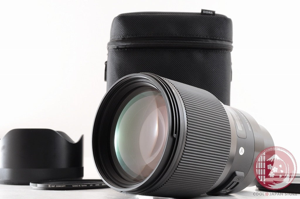 [MINT w/ Hood Case] Sigma 85mm f/1.4 DG HSM Art SONY from Japan Ly17