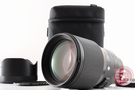 [MINT w/ Hood Case] Sigma 85mm f/1.4 DG HSM Art SONY from Japan Ly17