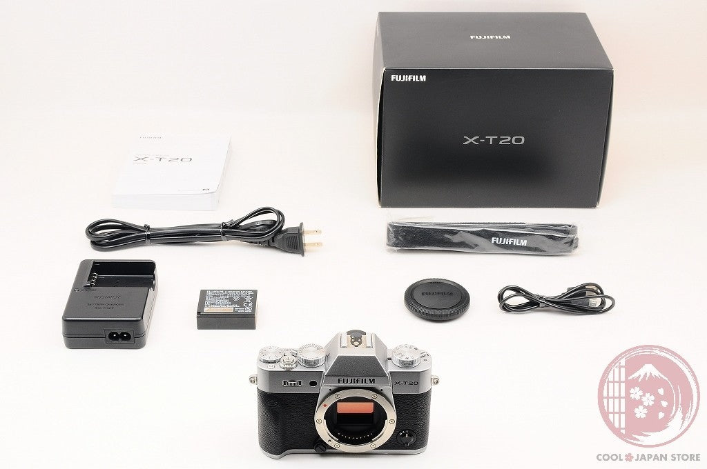 [ 21245 shots MINT in Box ] Fuji X-T20 Silver 24.3MP Mirrorless from Japan Ci83