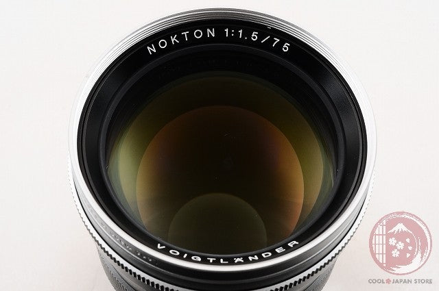[MINT w/ Hood Caps] Voigtlander NOKTON 75mm f/1.5 VM Silver from Japan Lv69