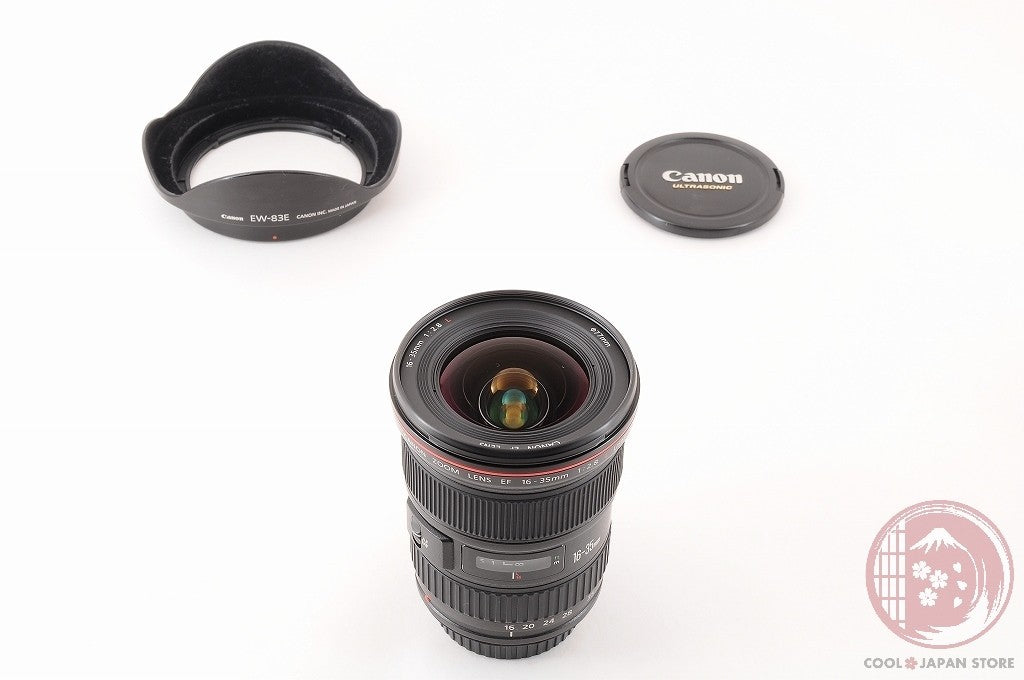 DDU[TOP MINT w/Hood Caps] Canon EF 16-35mm f/2.8 L 2.8L from Japan Lu16