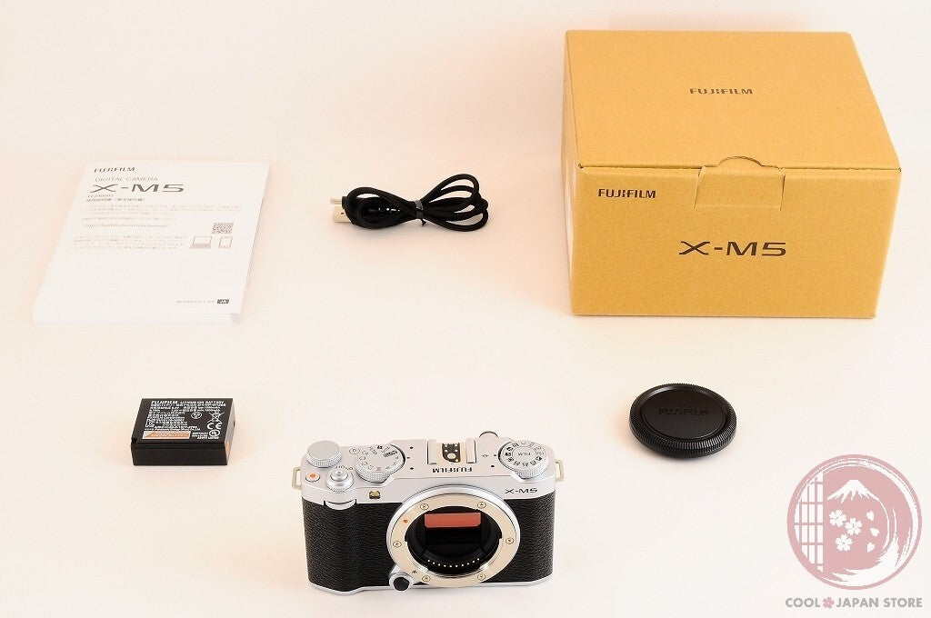 [ 595 shots TOP MINT in Box ] Fujifilm X-M5 Silver from Japan Cg54