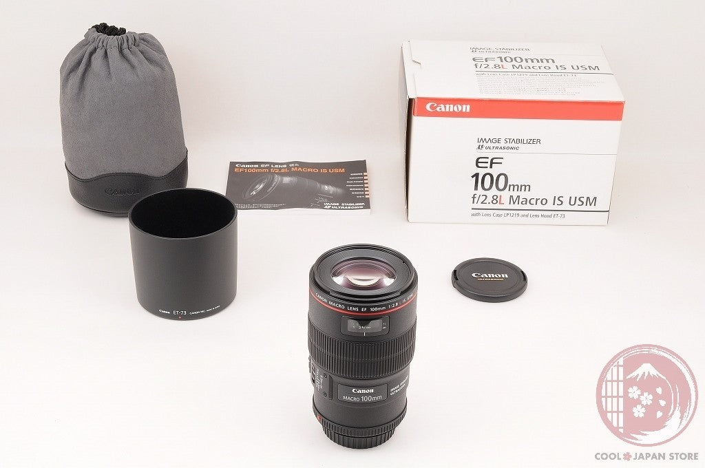 [TOP MINT in Box] Canon EF 100mm F/2.8 L 2.8L Macro IS USM Lens from Japan Lw66