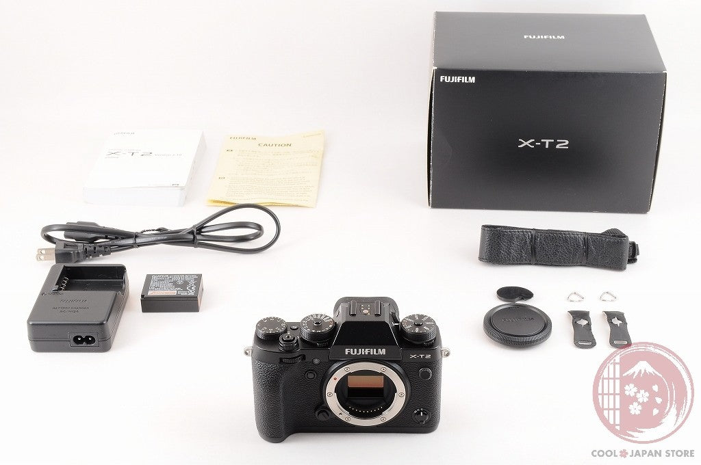 [ 13045 shots MINT+ in Box] Fujifilm Fuji X-T2 XT2 Black 24.3MP Mirrorless Cl77