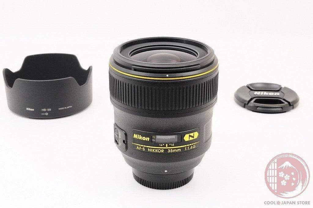 DDU[MINT+ w/Hood Caps] Nikon AF-S 35mm f/1.4 G f1.4G SWM RF Nano Crystal Lu72