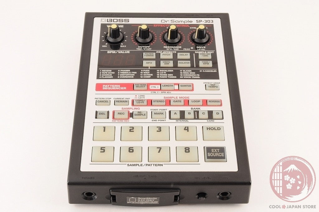 [MINT w/32MB in Box]BOSS SP-303 Dr.Sample drum machine Potentiometer Roland M166