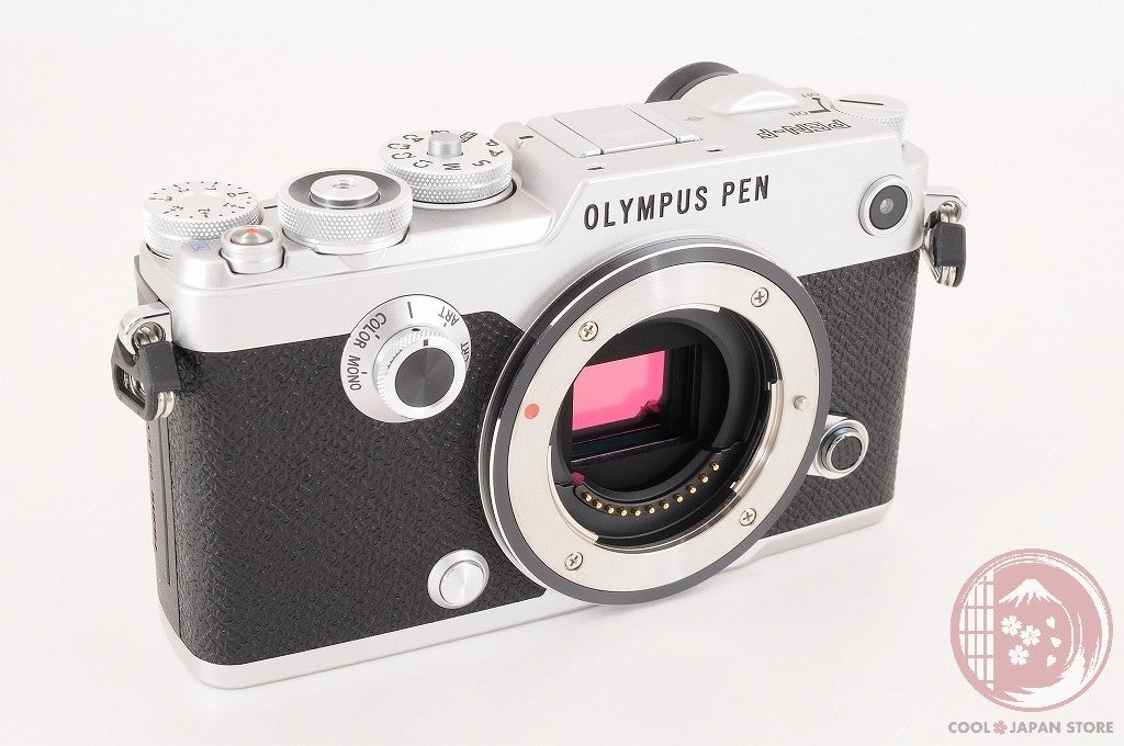 DDU [ 230 shots TOP MINT in Box ] Olympus PEN-F 20.3MP Mirrorless Silver Cj34