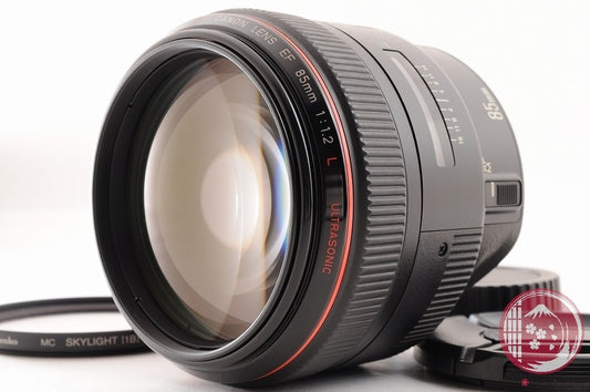 [MINT+ w/ Hood Filter] Canon EF 85mm F/1.2 L f1.2L USM Portrait Lens Japan Lw54