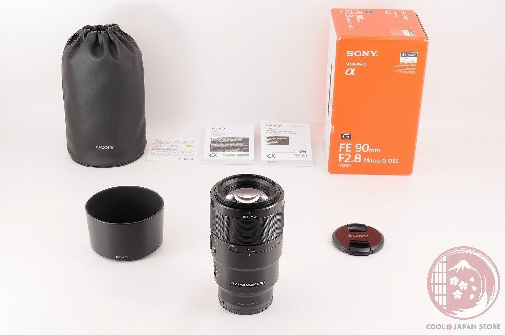 [TOP MINT in Box] Sony FE 90mm f/2.8 OSS Macro G SEL90M28G from Japan Lv24