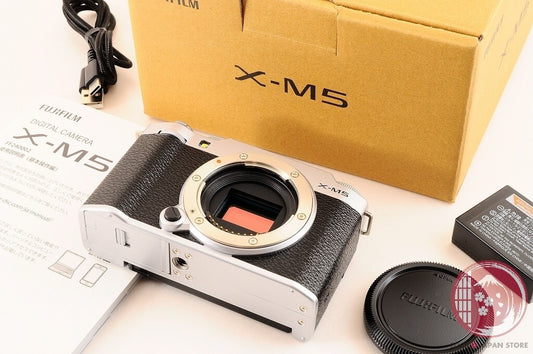 [ 595 shots TOP MINT in Box ] Fujifilm X-M5 Silver from Japan Cg54