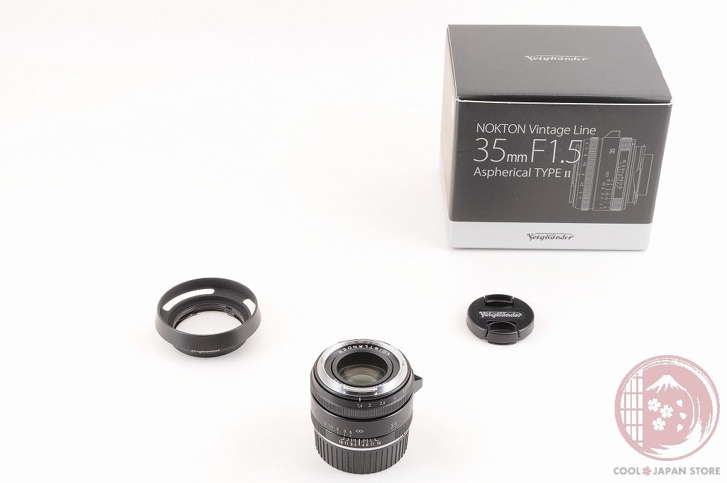 [MINT in Box] Voigtlander NOKTON 35mm f/1.5 VM TypeII Black from Japan Ly30