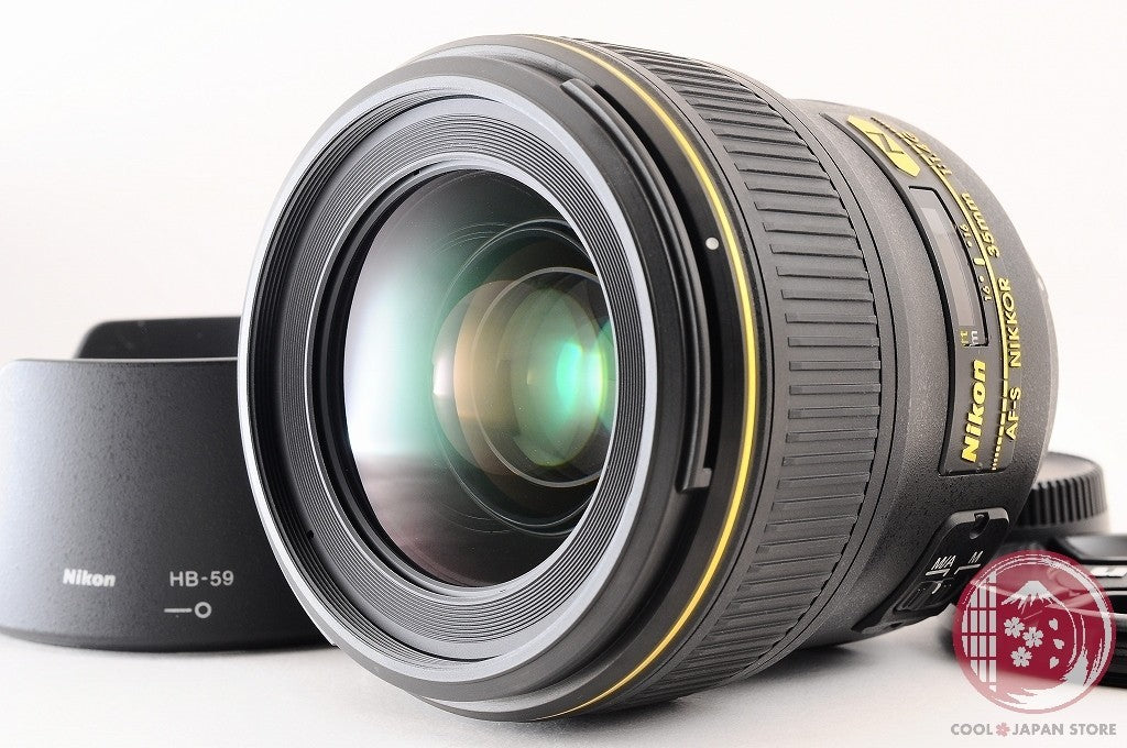 DDU[MINT+ w/Hood Caps] Nikon AF-S 35mm f/1.4 G f1.4G SWM RF Nano Crystal Lu72