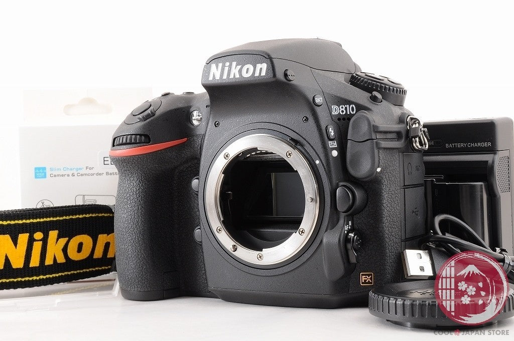 DDU[ 85 shots TOP MINT w/ Strap Charger ]Nikon D810 FX D-SLR Camera 36.3 MP Cj17