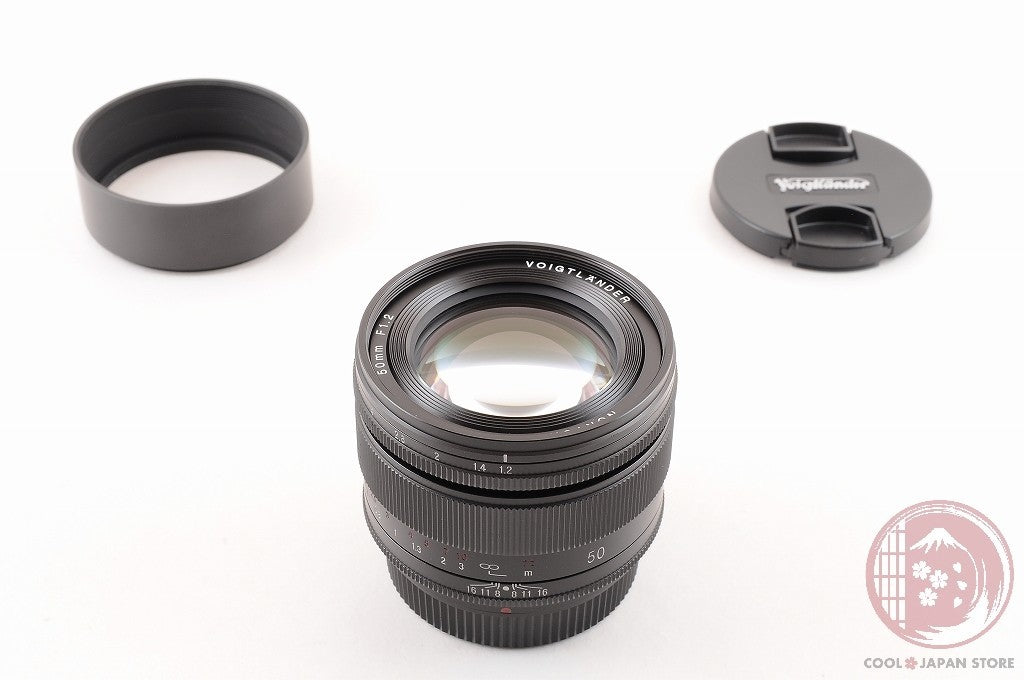 [MINT+ w/Hood Caps] Voigtlander NOKTON 50mm f/1.2 Fujifilm X Mount Japan Ly47