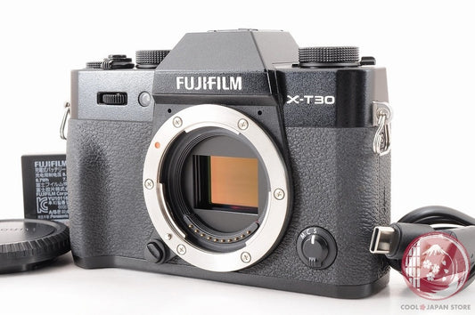 [ 1251 shots MINT w/ Cable Cap ] Fuji X-T30 Black 26.1MP Mirrorless Camera Ci72