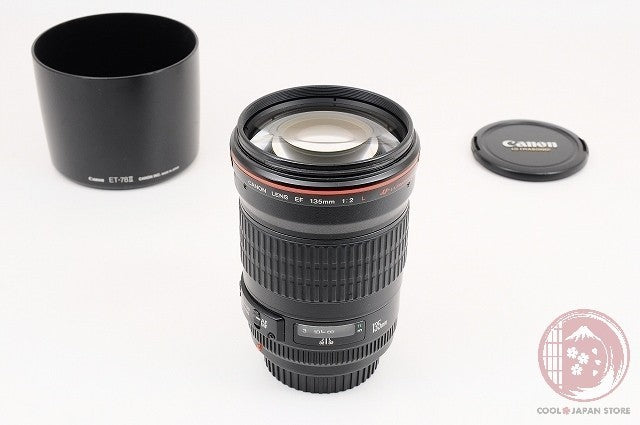 [MINT w/ Hood Caps] Canon EF 135mm f/2 L f2L USM Prime Lens from Japan Lv59