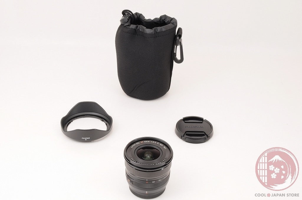 [MINT+ w/ Hood Pouch] Fujifilm XF 8mm f/3.5 R WR from Japan Lz00