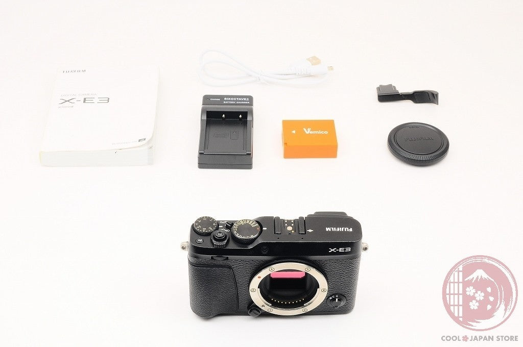 DDU [ 205 shots MINT+ w/Charger Cable ]Fujifilm Fuji X-E3 24.3MP Mirrorless Cf26