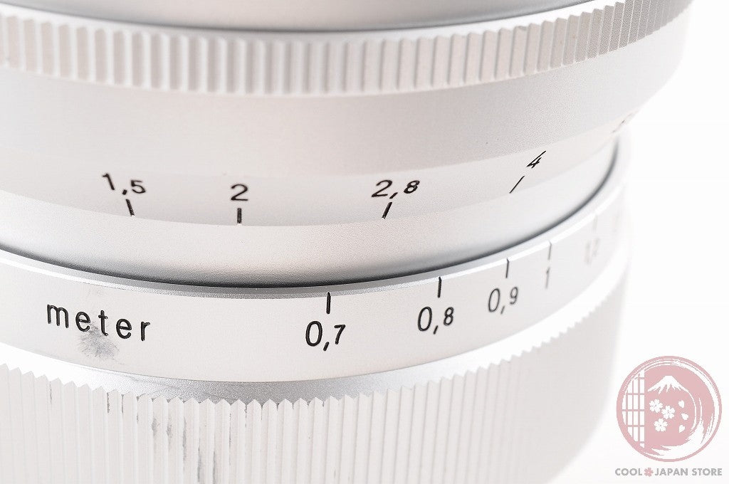 [MINT+ w/ Filter in Box] Voigtlander NOKTON 75mm f/1.5 VM Silver from Japan Ly48