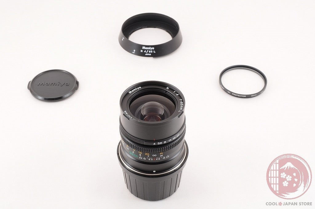 DDU READ[TOP MINT w/ Hood Filter] Mamiya N 65mm f/4 L from Japan Lt42