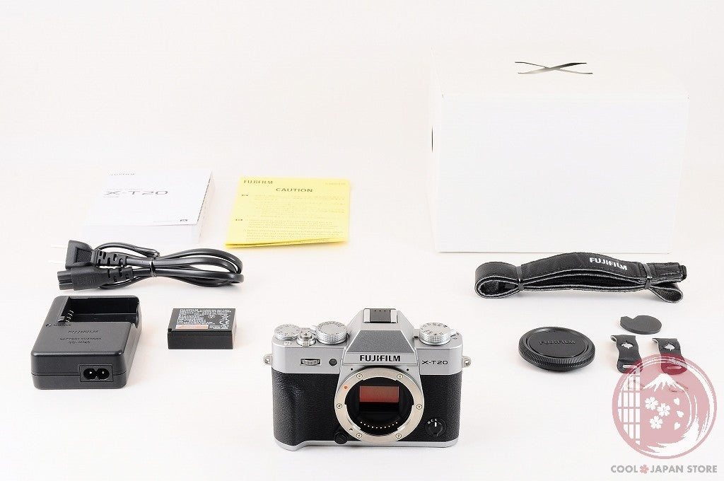 [ 477 shots MINT in Box ] Fuji X-T20 Silver 24.3MP Mirrorless from Japan Cl25
