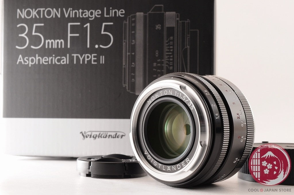 [TOP MINT in Box] Voigtlander NOKTON 35mm f/1.5 VM TypeII Black from Japan Ls72