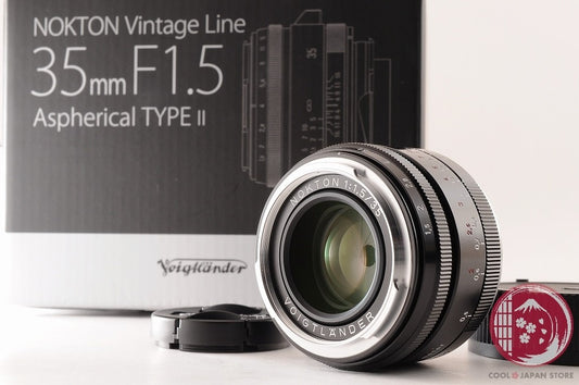 [TOP MINT in Box] Voigtlander NOKTON 35mm f/1.5 VM TypeII Black from Japan Ls72