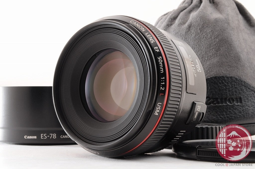 [MINT+ w/ Hood Pouch] Canon EF 50mm f/1.2 L f1.2L USM from Japan Lw52