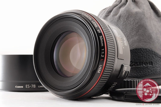 [MINT+ w/ Hood Pouch] Canon EF 50mm f/1.2 L f1.2L USM from Japan Lw52