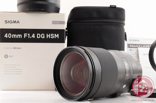 [MINT w/ Tripod in Box] Sigma 40mm f/1.4 DG HSM Art SONY from Japan Ly16