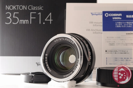 [TOP MINT in Box] Voigtlander NOKTON 35mm f/1.4 MC VM II from Japan Ls48