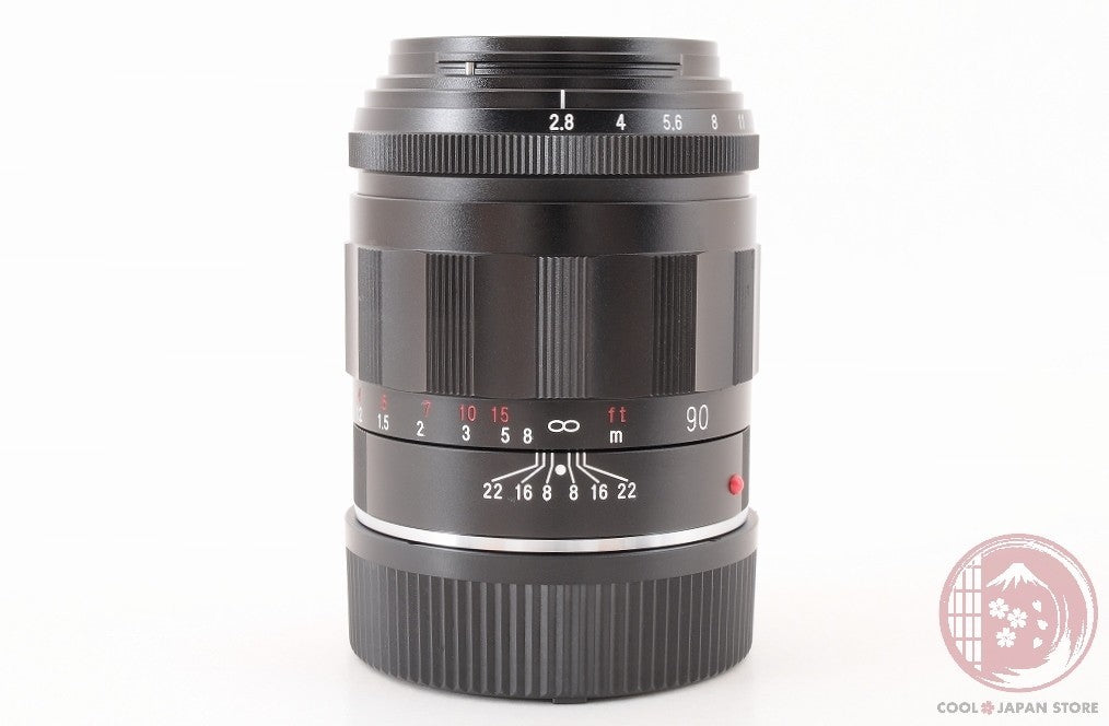 DDU[TOP MINT in Box] Voigtlander APO SKOPAR 90mm f/2.8 VM Black from Japan Lu18
