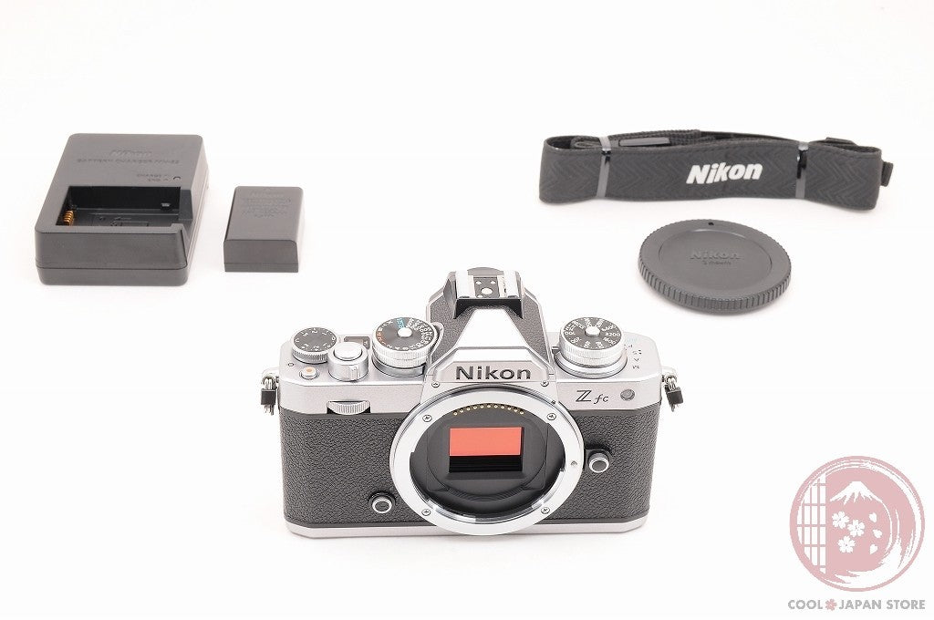 [ 2864 shots MINT+ w/ Strap Charger ] Nikon Z fc Zfc Silver 20.9MP Cm37