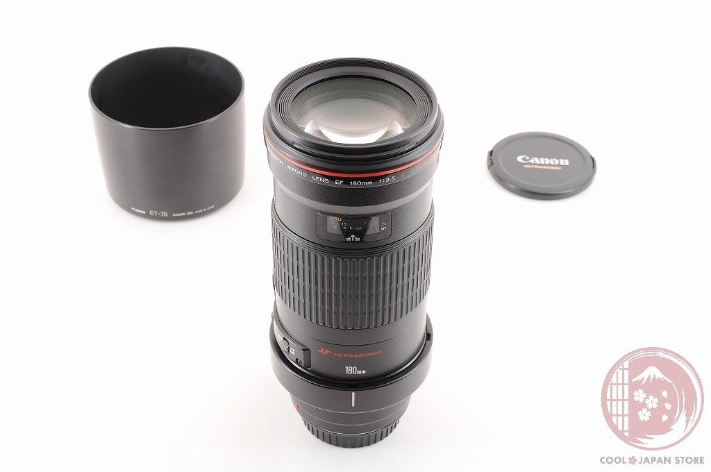 [MNT+ w/ Hood Tripod] Canon MACRO EF 180mm f/3.5 L f3.5L USM from Japan Lt17