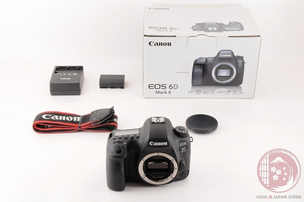 DDU[ 14595 shots MINT+ in Box ] CANON EOS 6D Mark II 26.2MP Digital SLR Cj64