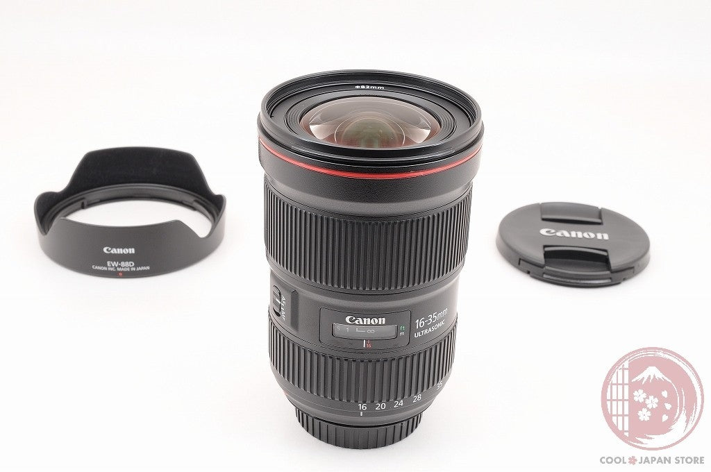 [MINT+ w/Hood Caps] Canon EF 16-35mm f/2.8 L f2.8L III from Japan Ly90