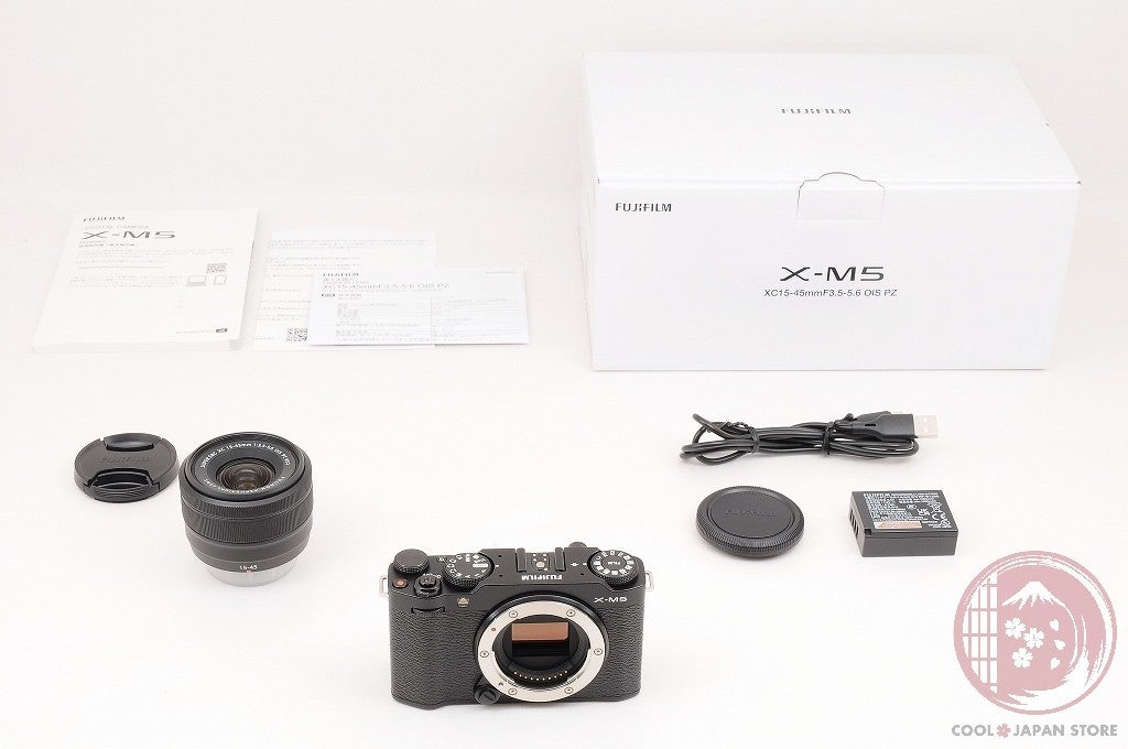 [ 584 shots MINT+ in Box ] Fujifilm X-M5 black XC Cm19